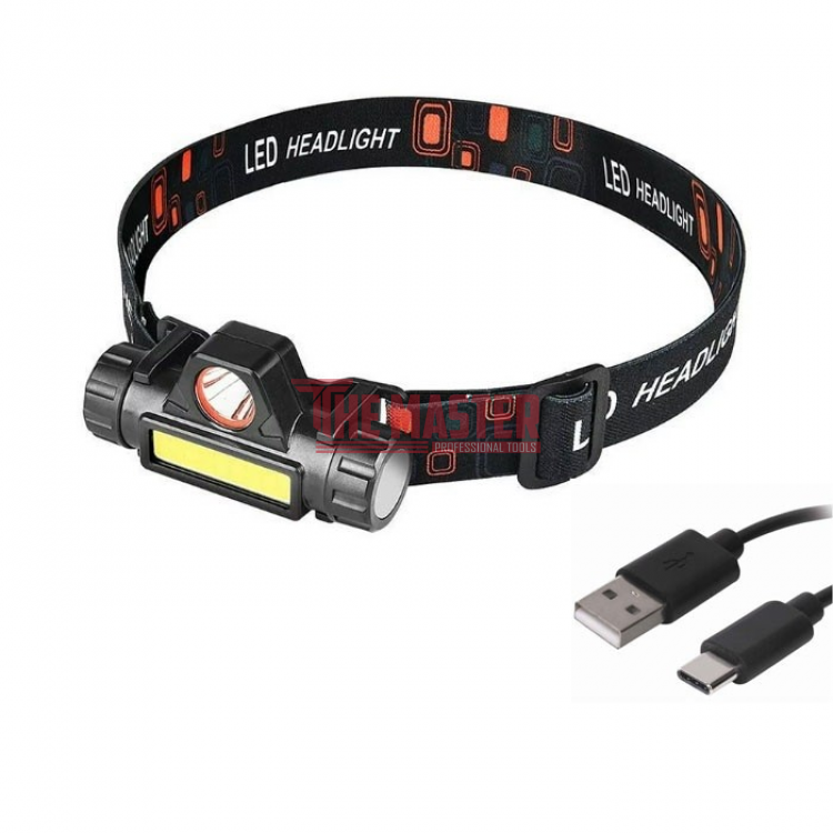 ЧЕЛНИК С ДВОЙНА СВЕТЛИНА И USB КАБЕЛ