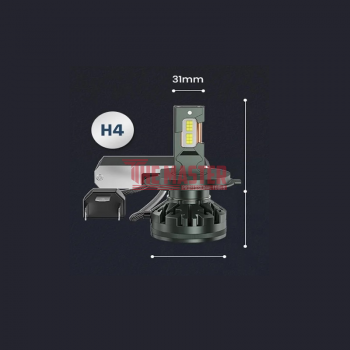 ПРЕМИУМ ДИОДНИ КРУШКИ T50W – H4 – 12V/24V | КОМПЛЕКТ 2 БРОЯ | МОДЕЛ T203