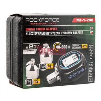ЦИФРОВ ДИНАМОМЕТРИЧЕН АДАПТЕР 1/2", 40-200 NM ROCKFORCE — ТОЧЕН КОНТРОЛ И НАДЕЖДНА ИЗМЕРВАТЕЛНА МОЩНОСТ
