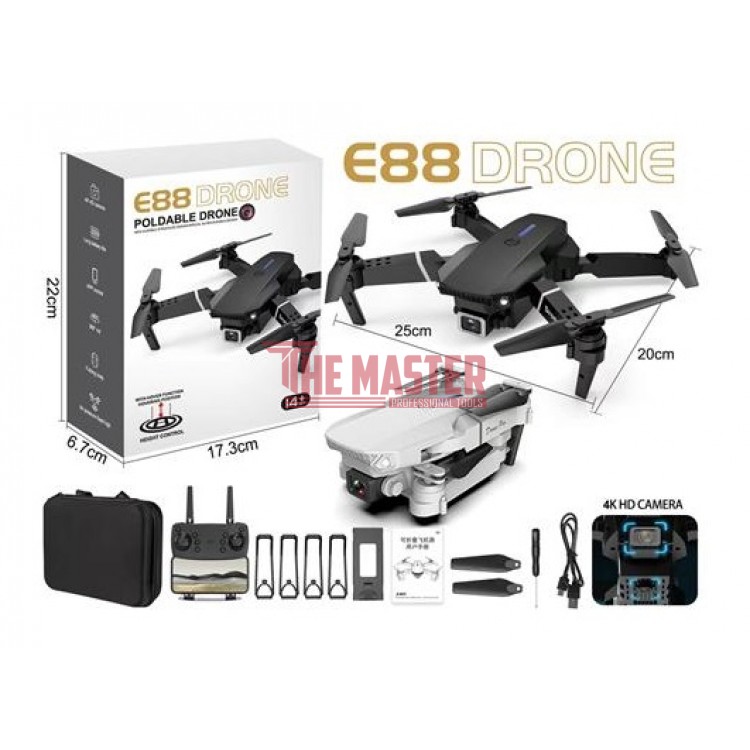 ДЕТСКИ ДРОН E88 2.4GHZ С USB ЗАРЕЖДАНЕ – МОДЕЛ 730191