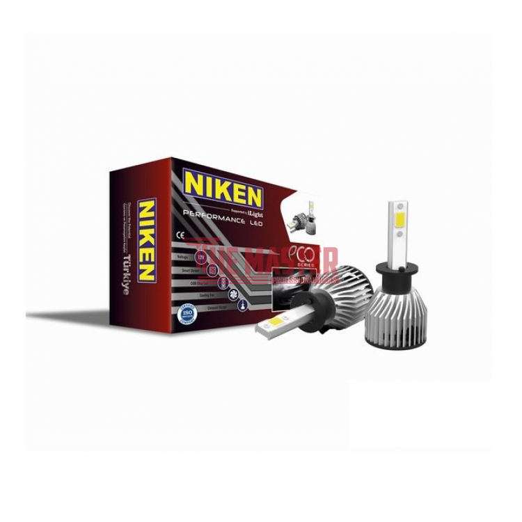 ПРОФЕСИОНАЛНИ КСЕНОНОВИ КРУШКИ NIKEN H1 – 8000 LM, 6500K, С ВЕНТИЛАТОР