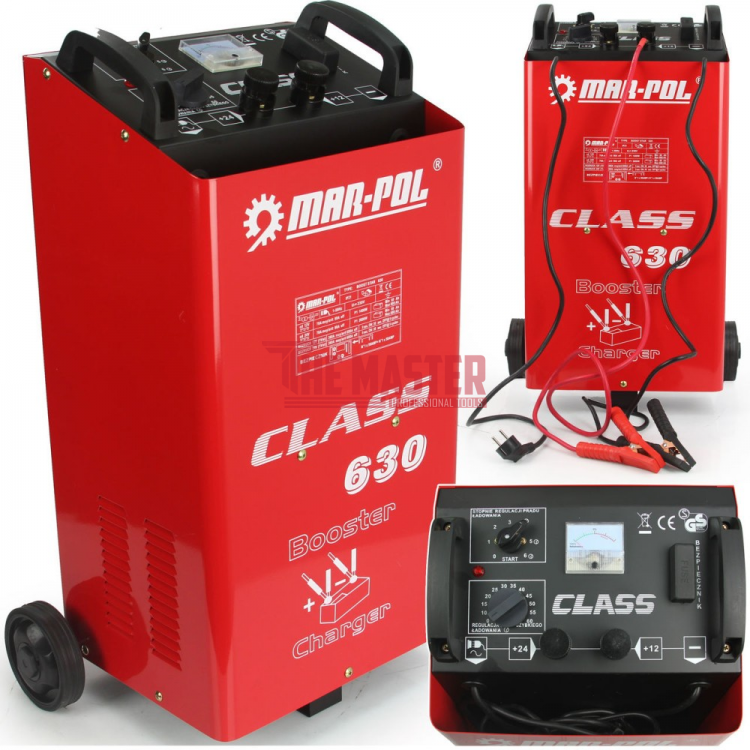 ЗАРЯДНО СТАРТЕРНО УСТРОЙСТВО MAR-POL 630 – 60-800Ah, 12V/24V