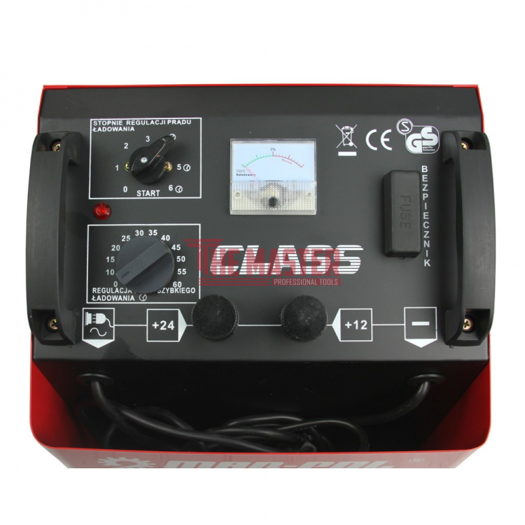 ЗАРЯДНО СТАРТЕРНО УСТРОЙСТВО MAR-POL 630 – 60-800Ah, 12V/24V