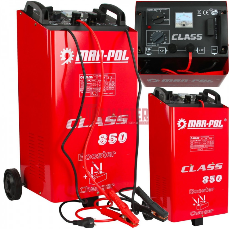 ЗАРЯДНО СТАРТЕРНО УСТРОЙСТВО MAR-POL 850 – 80-1000Ah, 12V/24V