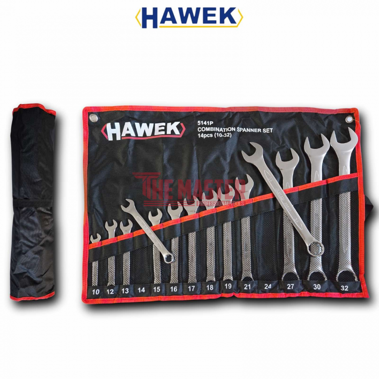 КОМПЛЕКТ ЗВЕЗДОГАЕЧНИ КЛЮЧОВЕ HAWEK – 14 ЧАСТИ (10-32ММ)