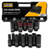 ДЪЛБОКИ УДАРНИ ВЛОЖКИ JCB 4166D-9MPB – 15 ЧАСТИ (10-36ММ)