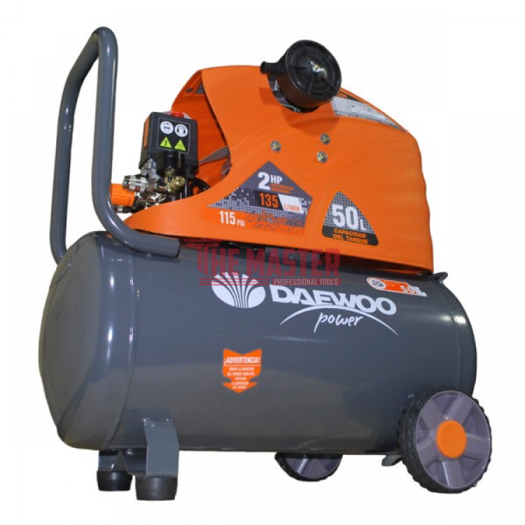 МОНОФАЗЕН БУТАЛЕН КОМПРЕСОР DAEWOO DAAC50DN, 1.5 KW, 50 Л, 8 БАРА