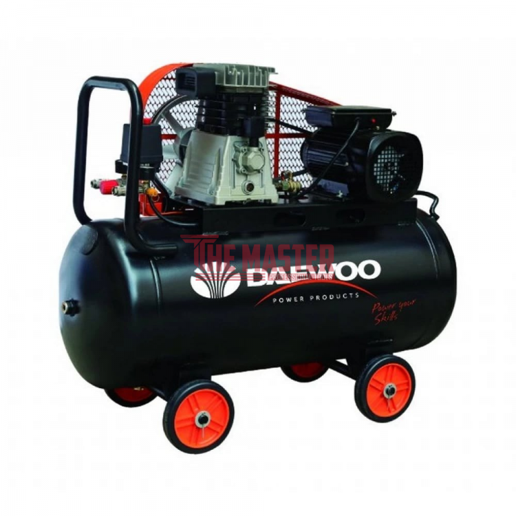 ЕЛЕКТРИЧЕСКИ БУТАЛЕН РЕМЪЧЕН КОМПРЕСОР DAEWOO DAAC 100C, 3 К.С., 100 Л, 8 БАРА