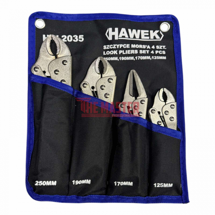 КОМПЛЕКТ КЛЕЩИ ЧИРАК HAWEK HW-2045 – 4 ЧАСТИ