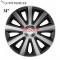 Тасове за джанти 14'' Versaco Carbon Aviator - Silver / Black