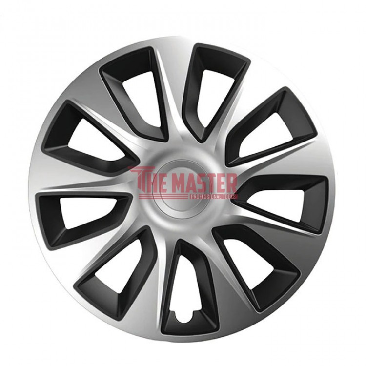 Тасове за джанти 13'' Versaco Stratos Silver / Black
