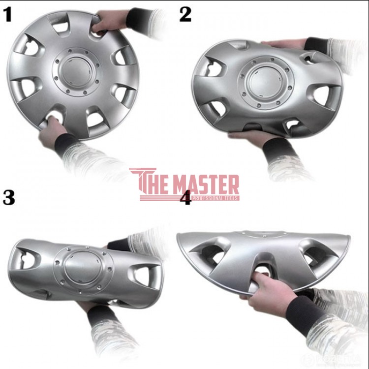 ТАСОВЕ ЗА ДЖАНТИ 15" VERSACO MASTER SILVER – КОМПЛЕКТ 4 БРОЯ