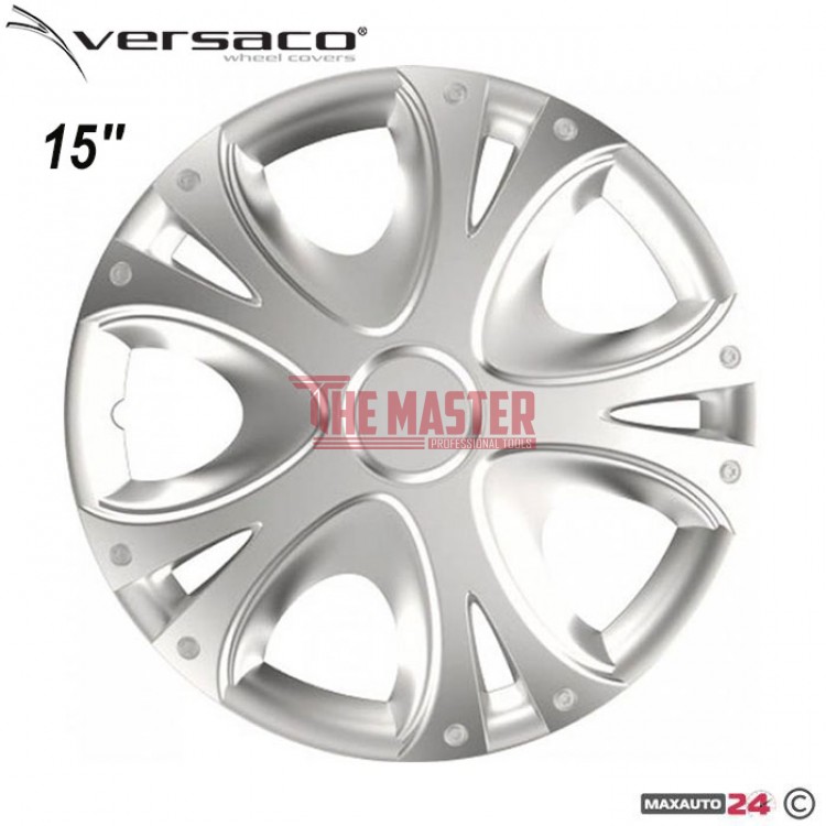 ТАСОВЕ ЗА ДЖАНТИ VERSACO DYNAMIC SILVER 15" – МОДЕЛ 56225