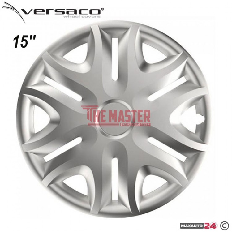  ТАСОВЕ ЗА ДЖАНТИ 15" VERSACO SPIRIT SILVER – МОДЕЛ 56244