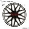  ТАСОВЕ ЗА ДЖАНТИ 16" VERSACO DAKAR BLACKSILVER – КОМПЛЕКТ 4 БРОЯ