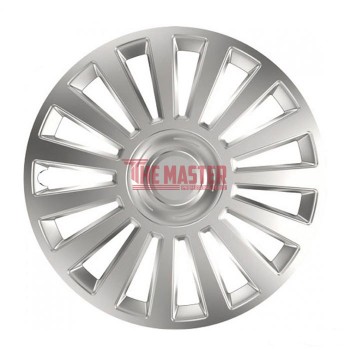 ТАСОВЕ ЗА ДЖАНТИ 16" VERSACO LUXURY SILVER – КОМПЛЕКТ 4 БРОЯ