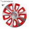ТАСОВЕ ЗА ДЖАНТИ 16" VERSACO STRATOS SILVER / RED – КОМПЛЕКТ 4 БРОЯ