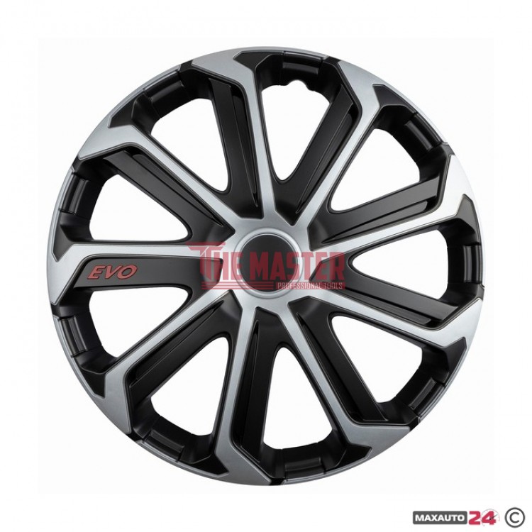 Тасове за джанти 15'' Versaco Evo Black/Silver