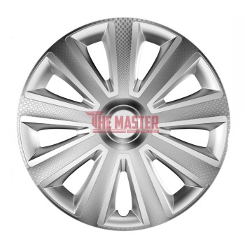 ТАСОВЕ ЗА ДЖАНТИ 16" VERSACO CARBON AVIATOR SILVER – КОМПЛЕКТ 4 БРОЯ