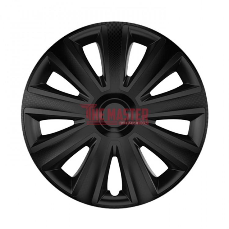 ТАСОВЕ ЗА ДЖАНТИ 16" VERSACO CARBON AVIATOR BLACK – КОМПЛЕКТ 4 БРОЯ