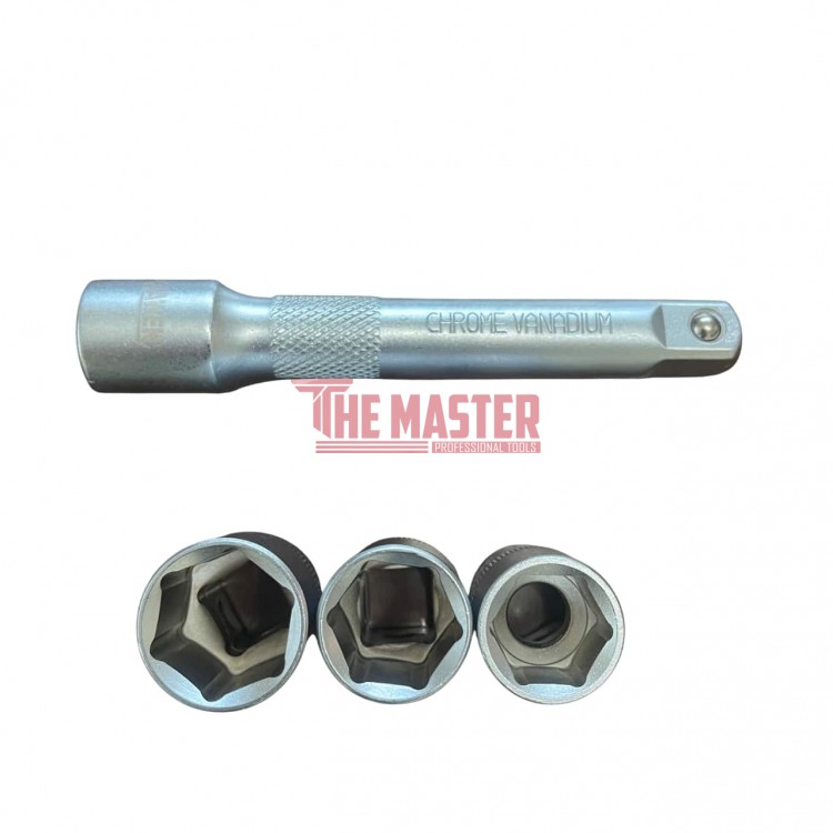 ДИНАМОМЕТРИЧЕН КЛЮЧ 1/2" 28-210Nm + ВЛОЖКИ И УДЪЛЖЕНИЕ HAWEK