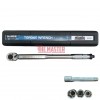 ДИНАМОМЕТРИЧЕН КЛЮЧ 1/2" 28-210Nm + ВЛОЖКИ И УДЪЛЖЕНИЕ HAWEK