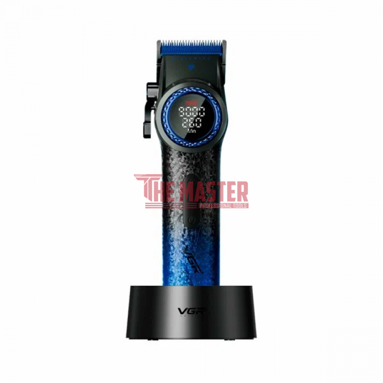 VGR PRO V-001 BLUE EDITION – ПРОФЕСИОНАЛНА МАШИНКА ЗА ПОДСТРИГВАНЕ