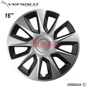 ТАСОВЕ ЗА ДЖАНТИ 16" VERSACO STRATOS SILVER / BLACK – МОДЕЛ 56023
