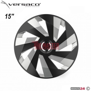 ТАСОВЕ ЗА ДЖАНТИ 15" VERSACO VECTOR RC BLACK/SILVER – МОДЕЛ 56079