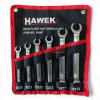 КОМПЛЕКТ СРЯЗАНИ КЛЮЧОВЕ HAWEK – 6 ЧАСТИ (8–19 ММ)