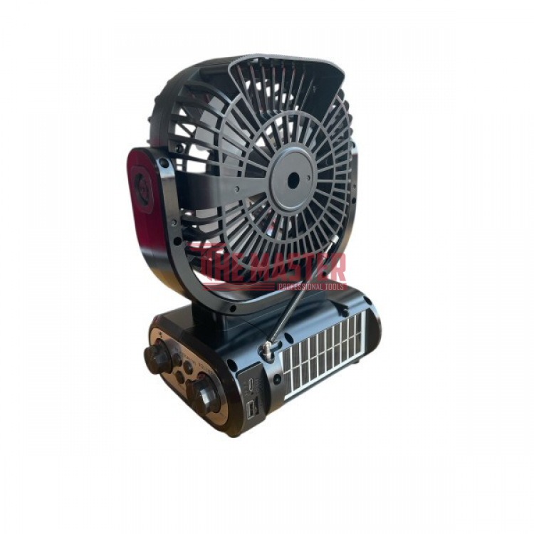 GOLON RX-F75BTS – МУЛТИФУНКЦИОНАЛНО FM РАДИО С BLUETOOTH, ВЕНТИЛАТОР И СОЛАРНО ЗАРЕЖДАНЕ