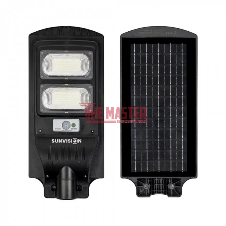 КОМПЛЕКТ 2 БР. СОЛАРНА ЛАМПА 900W SUNVISION – АВТОНОМНО УЛИЧНО ОСВЕТЛЕНИЕ
