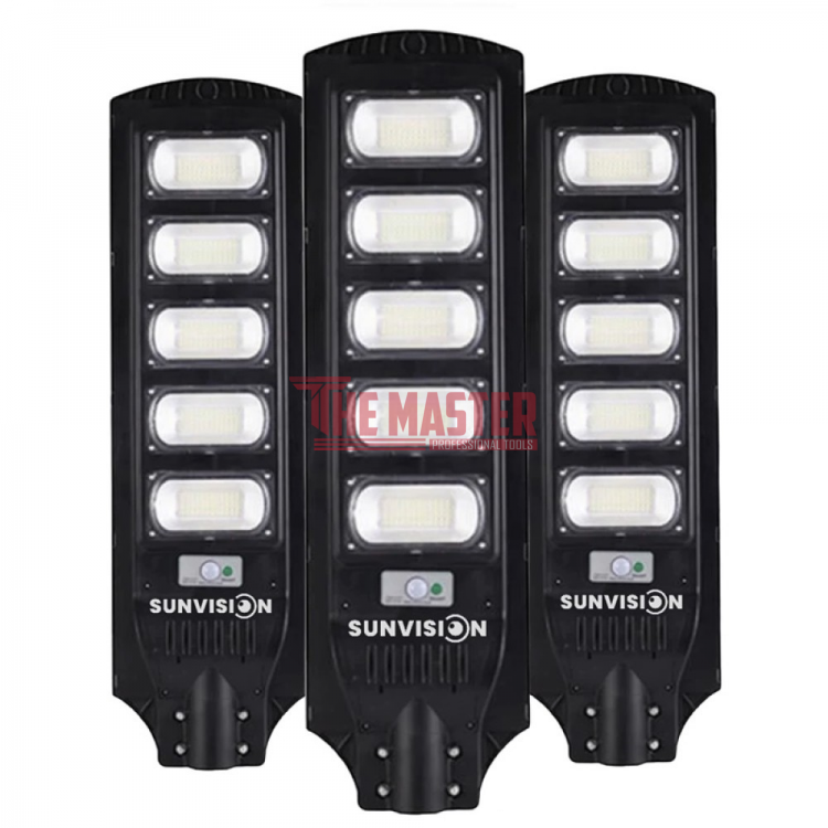КОМПЛЕКТ 3 БР. СОЛАРНА ЛАМПА 2200W SUNVISION – МАКСИМАЛНО ОСВЕТЛЕНИЕ ЗА ГОЛЕМИ ПРОСТРАНСТВА
