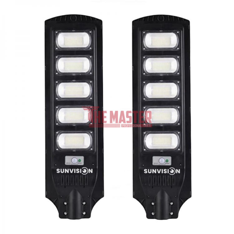 КОМПЛЕКТ 3 БР. СОЛАРНА ЛАМПА 2200W SUNVISION – МАКСИМАЛНО ОСВЕТЛЕНИЕ ЗА ГОЛЕМИ ПРОСТРАНСТВА