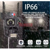 ТРОЙНА ВЪНШНА WIFI КАМЕРА С АЛАРМА P21 – 36MP, ICSEE + КАРТА ПАМЕТ 128GB