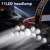 ЧЕЛЕН ФЕНЕР SH-T11 – 11 LED ЛАМПИ, 300 М ОБХВАТ, 4 РЕЖИМА 