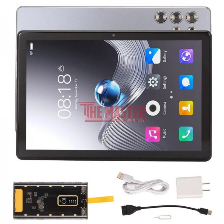 ТАБЛЕТ G2000 (СИВ) – 10.1″, 16GB RAM, 512GB ROM, ANDROID 13, OCTA-CORE, DUAL SIM, 50MP КАМЕРА