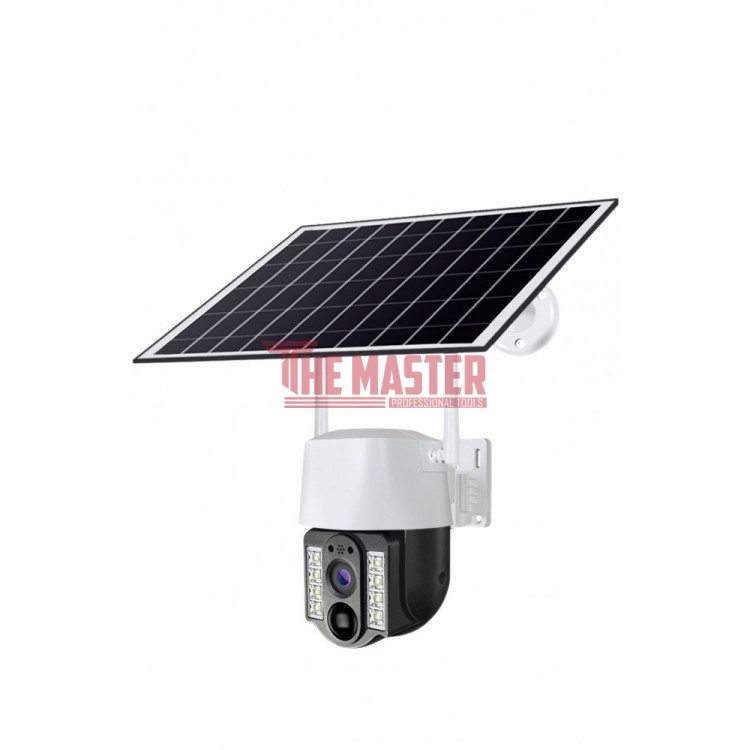 СОЛАРНА IP WIFI КАМЕРА HY-D011S – 10MP, 360°, НОЩНО ВИЖДАНЕ, ДВУПОСОЧНО АУДИО