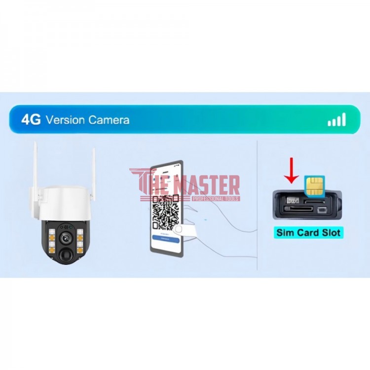 СОЛАРНА IP WIFI КАМЕРА HY-D011S – 10MP, 360°, НОЩНО ВИЖДАНЕ, ДВУПОСОЧНО АУДИО