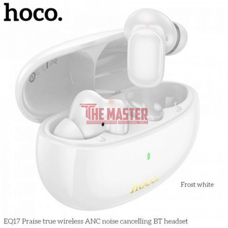 EQ17 TWS – БЕЗЖИЧНИ BLUETOOTH СЛУШАЛКИ С ANC NOISE CANCELING – БЯЛ