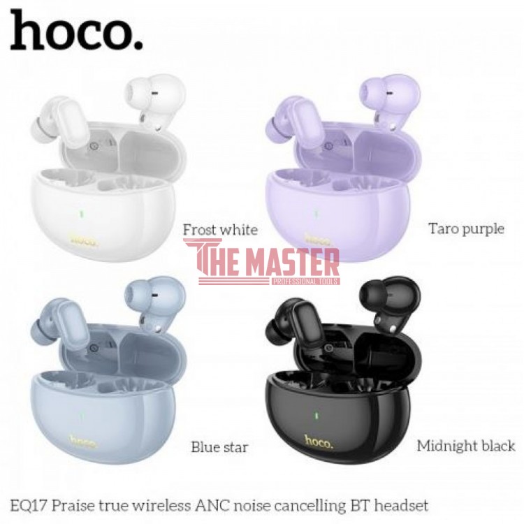 EQ17 TWS – БЕЗЖИЧНИ BLUETOOTH СЛУШАЛКИ С ANC NOISE CANCELING – БЯЛ