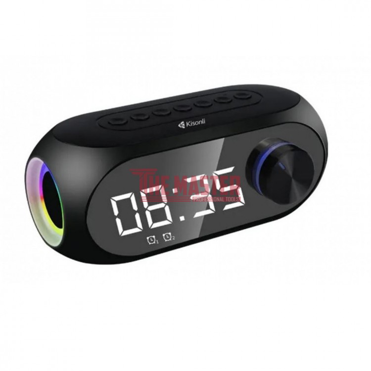 BLUETOOTH ТОНКОЛОНКА / БУДИЛНИК KISONLI LP-2S С LCD ДИСПЛЕЙ