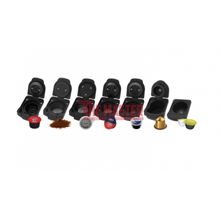ЕСПРЕСО МАШИНА ЗА МЛЯНО КАФЕ И КАПСУЛИ 7 В 1 CROWN CCM-1530B, 1400 W, 20 BAR, 0.9 L