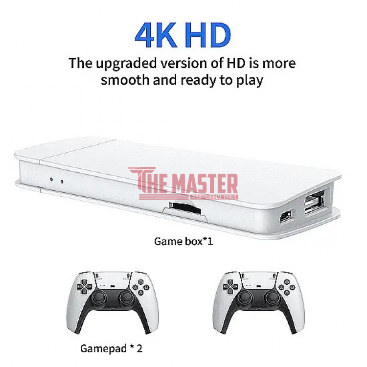 GAME STATION GAME STICK M15 4K – РЕТРО КОНЗОЛА С 30 000+ ИГРИ И БЕЗЖИЧНИ ДЖОЙСТИЦИ