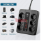 УНИВЕРСАЛЕН РАЗКЛОНИТЕЛ С 6 ГНЕЗДА, 5 USB ПОРТА + 1 TYPE-C, QC3.0, 3000W