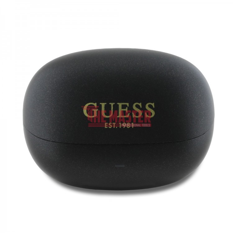 БЕЗЖИЧНИ СЛУШАЛКИ GUESS TWS ANC/ENC CAPSULE CLASSIC PRINTED LOGO – BLACK