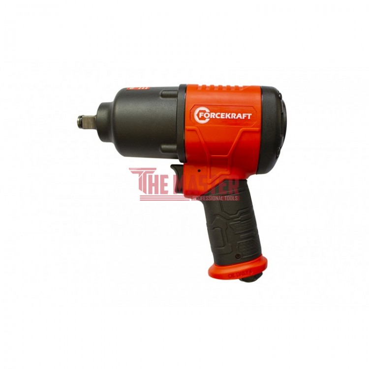 ПНЕВМАТИЧЕН УДАРЕН ГАЙКОВЕРТ С КЪС ШПИНДЕЛ 1/2" 720NM FORCEKRAFT