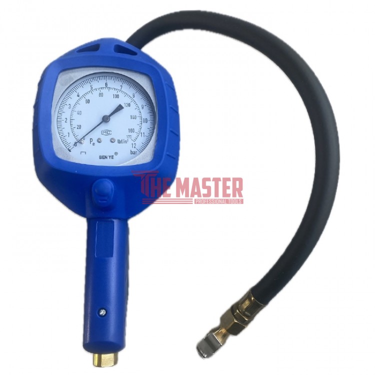 МЕХАНИЧЕН МАНОМЕТЪР 0–12 BAR / 5–170 PSI – МОДЕЛ 301077 РА228