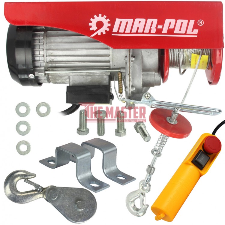 ЕЛЕКТРИЧЕСКА ВЪЖЕНА ЛЕБЕДКА 300 / 600 КГ 12 М 1200W MAR-POL