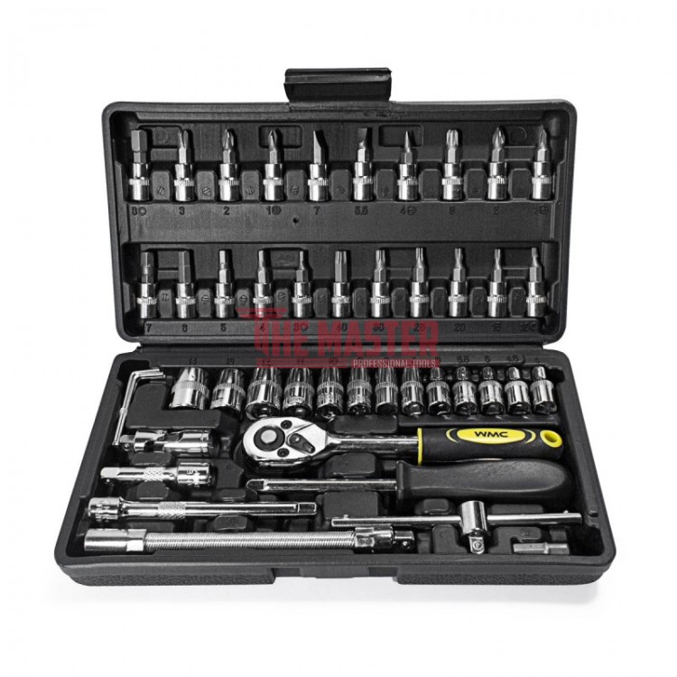 ГЕДОРЕ 1/4" ШЕСТОСТЕННО 46 ЧАСТИ WMC